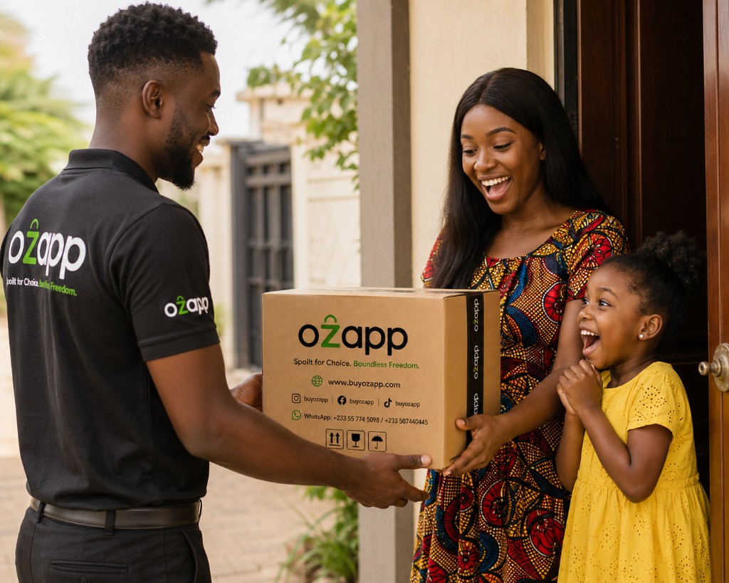 Ozapp delivery to your doorstep
